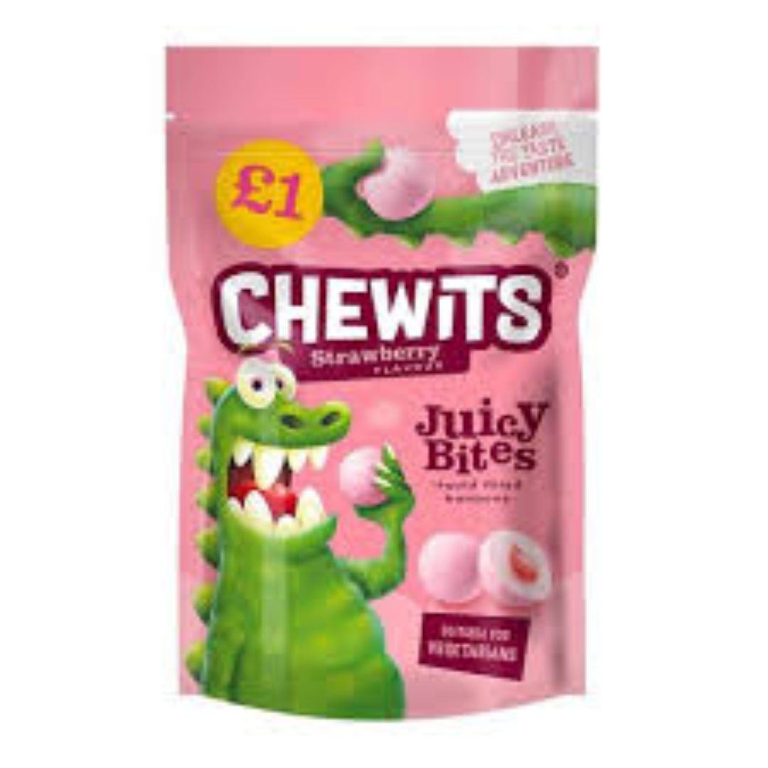 CHEWITS STRAWBERRY JUICY BITES 145G